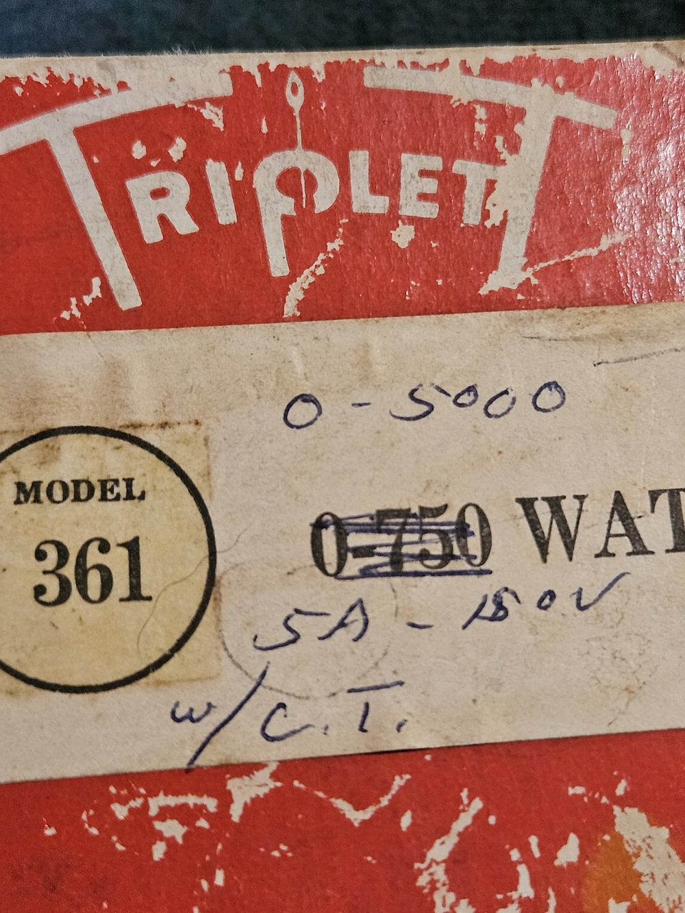 Model 361 Panel Meter - Red Box - Picture 3 of 5
